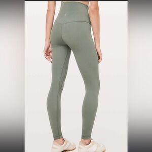 Lululemon Align 28” Leggings in Grey Eucalyptus